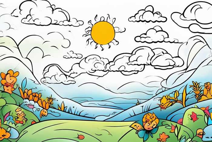 儿童填色简笔画打印版（儿童填色简笔画打印版图片）