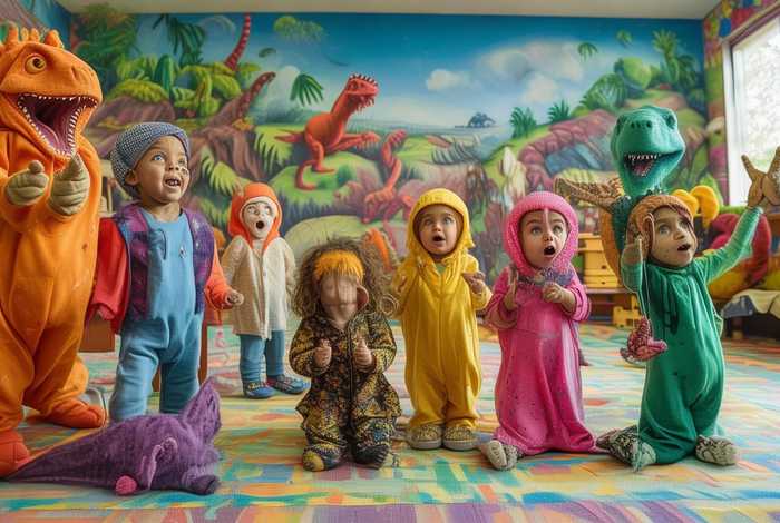 儿童故事表演恐龙、幼儿恐龙故事简短表演