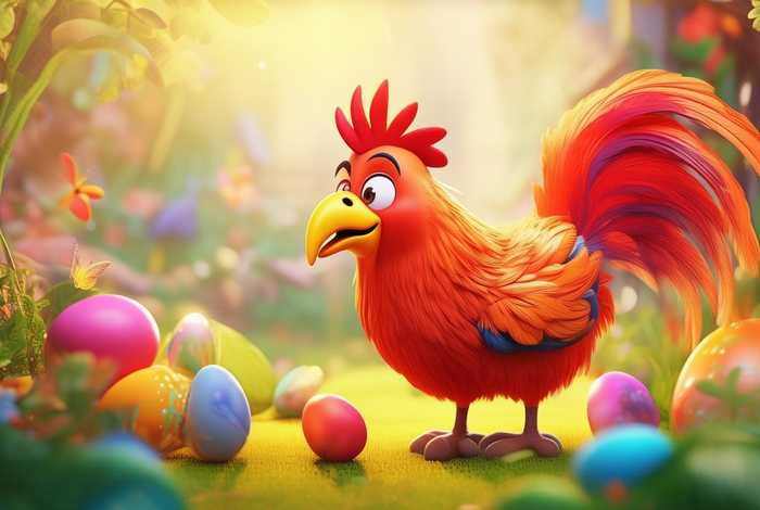 儿童故事下蛋蛋（会下蛋的公鸡幼儿故事）