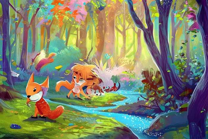 儿童有关森林的故事 - 有关森林的故事绘本