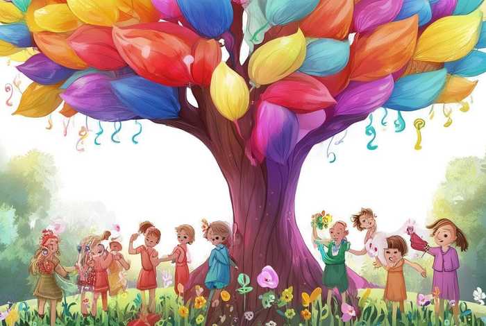 儿童花故事；幼儿故事花树