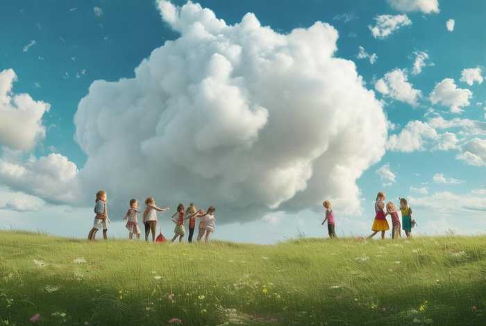 儿童故事云彩的故事；关于云彩的故事