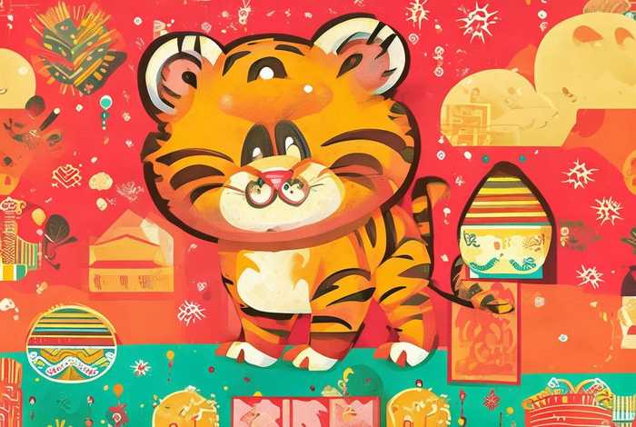 儿童画虎年的图片、儿童画虎年的图片大全