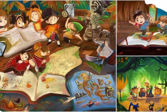 儿童英语故事连环画 英语小故事连环画4幅图片 儿童英语故事连环画 英语小故事连环画4幅图片