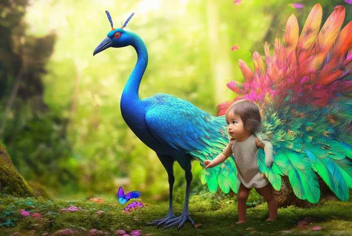 儿童故事孔雀（关于孔雀的幼儿小故事）