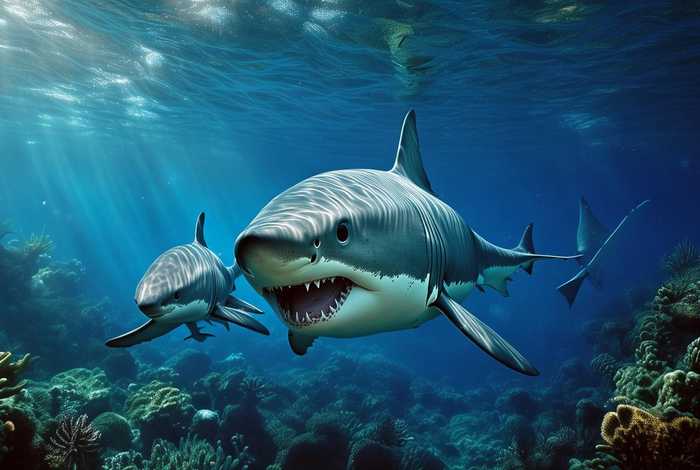 大鲨鱼的故事儿童听的；大鲨鱼的幼儿故事