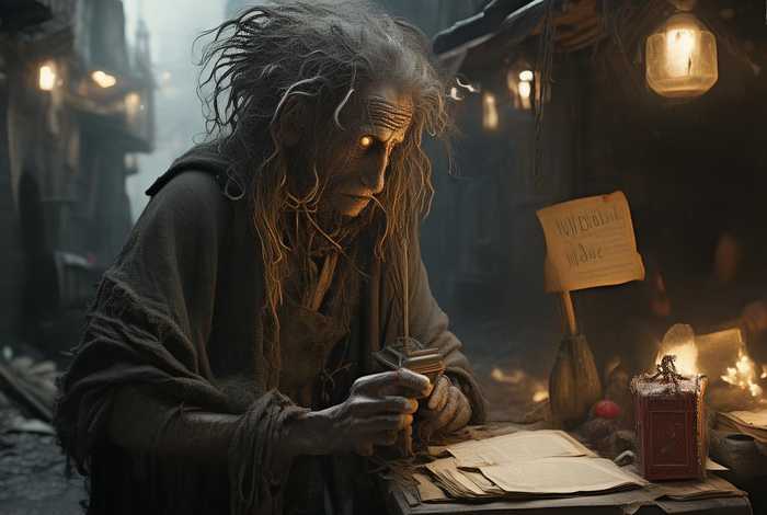 出售智慧的故事 - 出卖智慧的疯子的故事