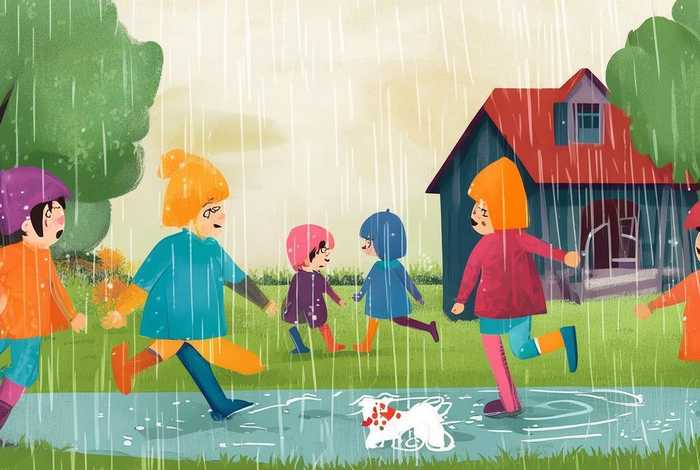 儿童雨天故事合集、幼儿下雨天故事