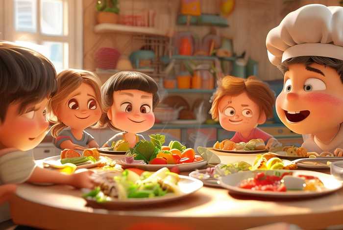 儿童进餐小故事；引导幼儿进餐小故事