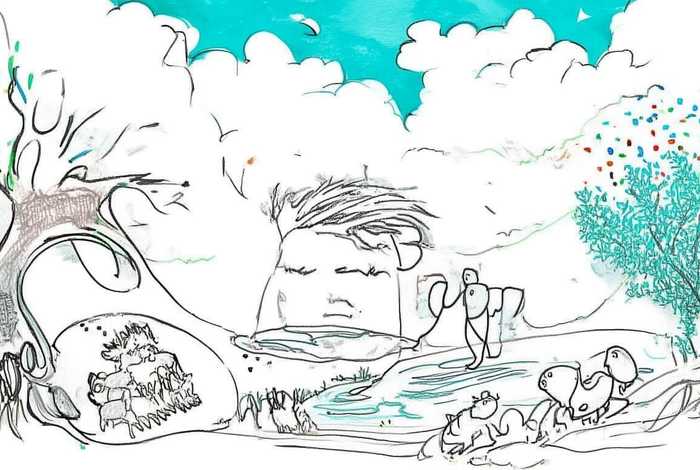 带故事的儿童画 - 一个带有故事的简画 带故事的儿童画 - 一个带有故事的简画