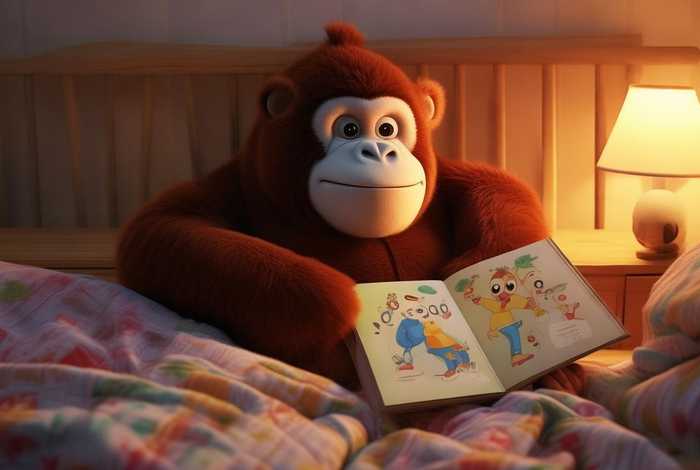 大猩猩儿童故事睡前听 大猩猩的故事睡前故事语音