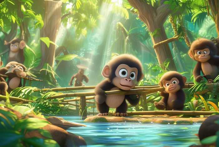 大猩猩儿童动画视频（大猩猩幼儿动画视频）