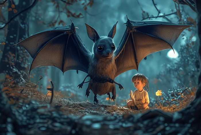儿童讲蝙蝠的故事，蝙蝠的故事和寓意