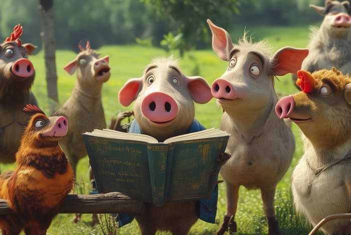 动物庄园的内容简介；动物庄园的内容简介英文