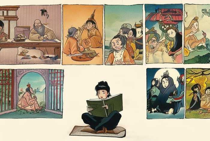 成语故事加唐诗宋词连环画 - 成语故事连环画6张 成语故事加唐诗宋词连环画 - 成语故事连环画6张