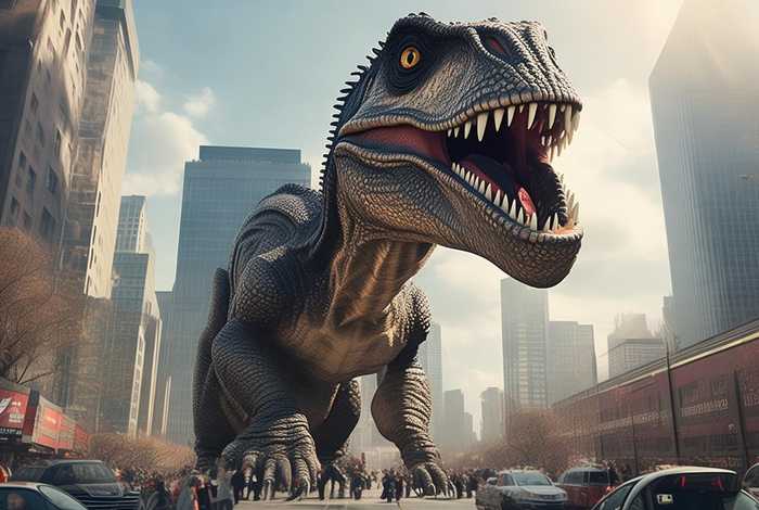 城里来了大恐龙故事，城里来了大恐龙故事讲述