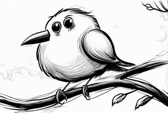 大嘴鸟的故事简笔画（大嘴鸟的故事简笔画图片）