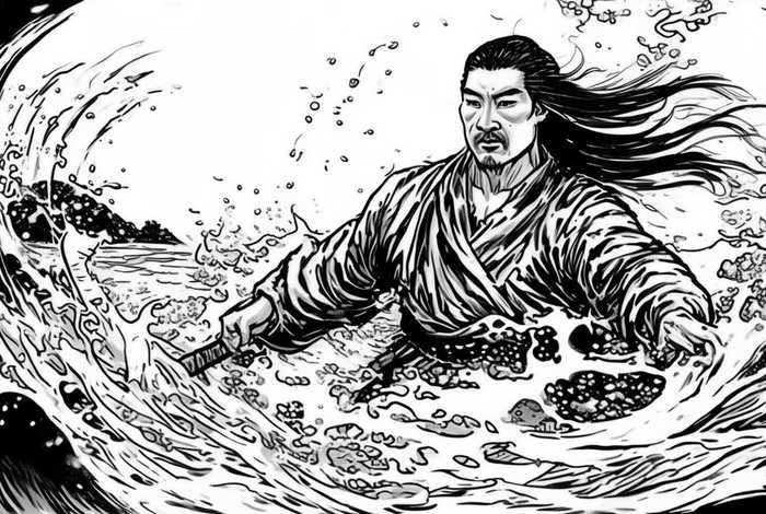 大禹治水连环画简笔图片 - 大禹治水连环画简笔图片大全