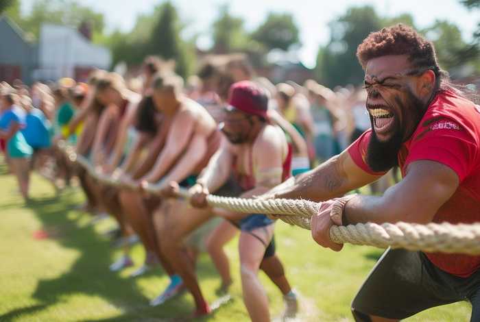 拔河的小故事 - 拔河比赛的小故事