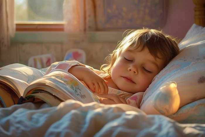 播放儿童中午睡觉的睡前故事，小朋友中午睡觉的故事