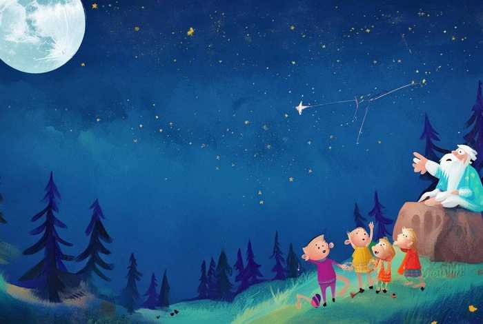 北斗七星的儿童故事（七星北斗星的故事怎么讲）