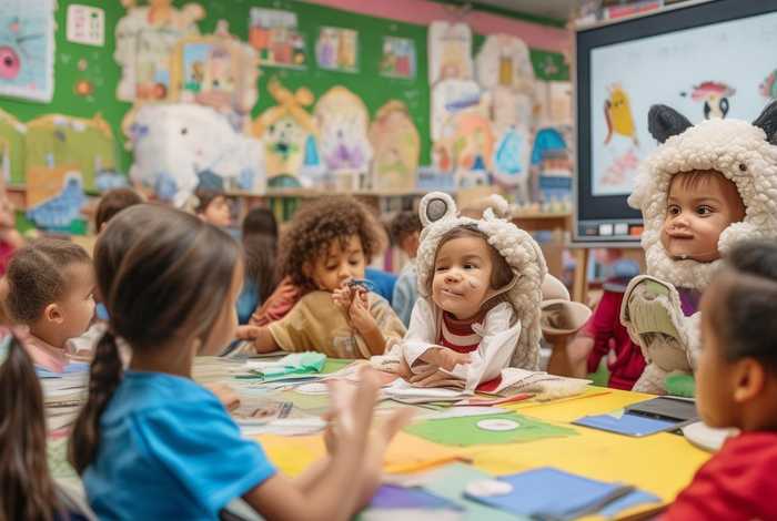 儿童讲故事表演狼和小羊 幼儿讲故事狼和小羊