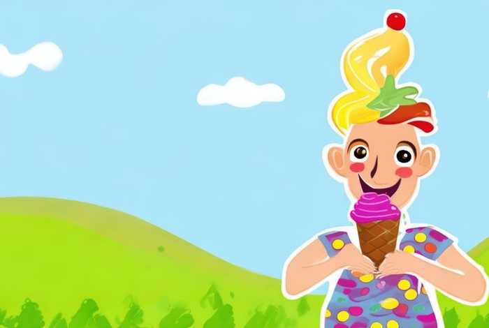 冰激凌儿童简笔画，冰激凌简笔画 儿童