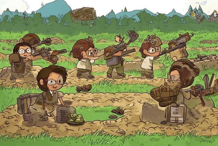 地道战儿童片；地道战儿童动画片