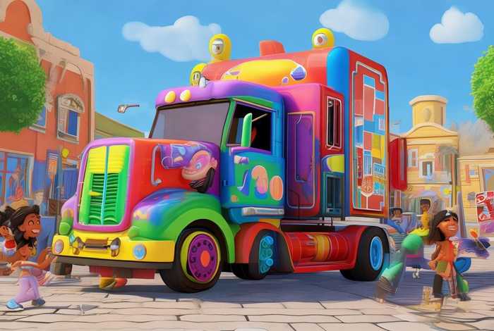 大货车儿童益智动画，播放儿童动画大货车