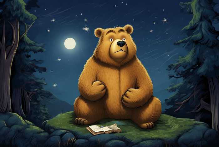 大熊睡不着绘本故事目标（大熊睡不着绘本读后感）