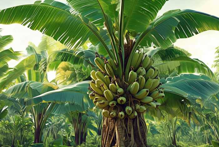 大香蕉树、大香蕉树简笔画