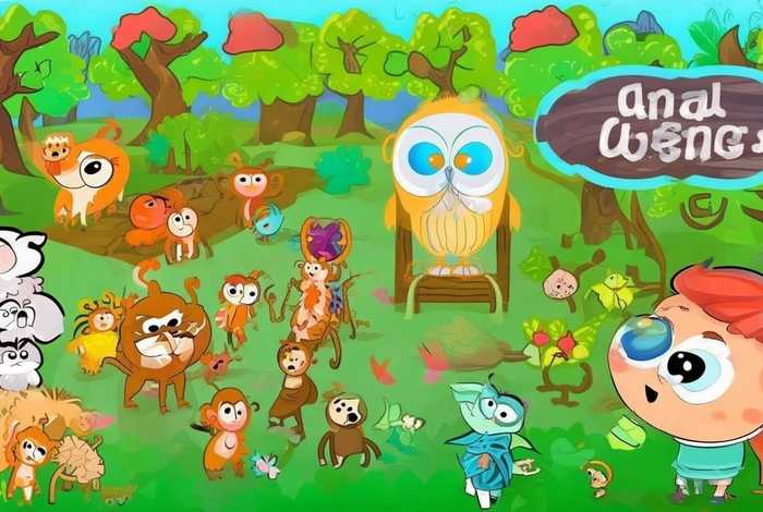 动物认知动画；益智动画动物认知儿歌