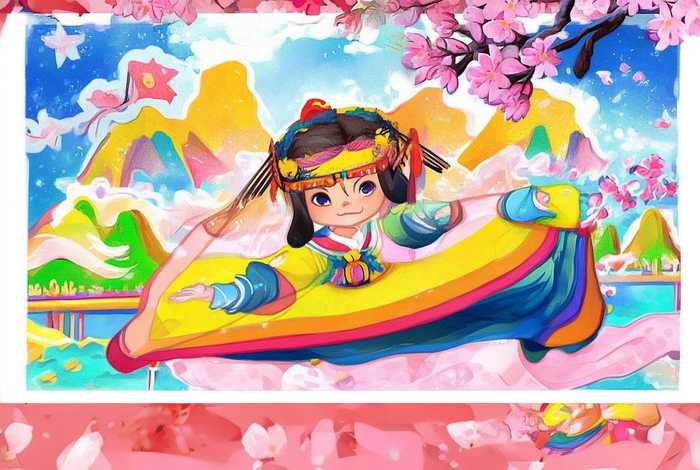 刀马旦儿童画；刀马旦 儿童画