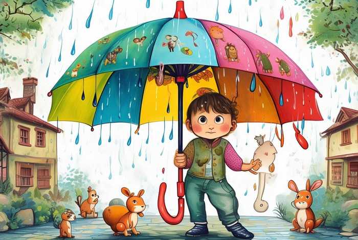 儿童雨伞故事绘本 - 有关雨伞的绘本故事