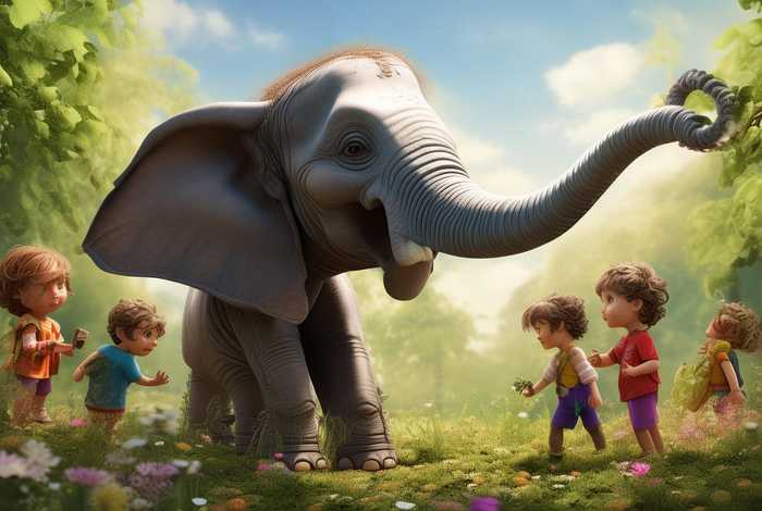 大象的鼻子儿童故事视频 大象的鼻子幼儿故事