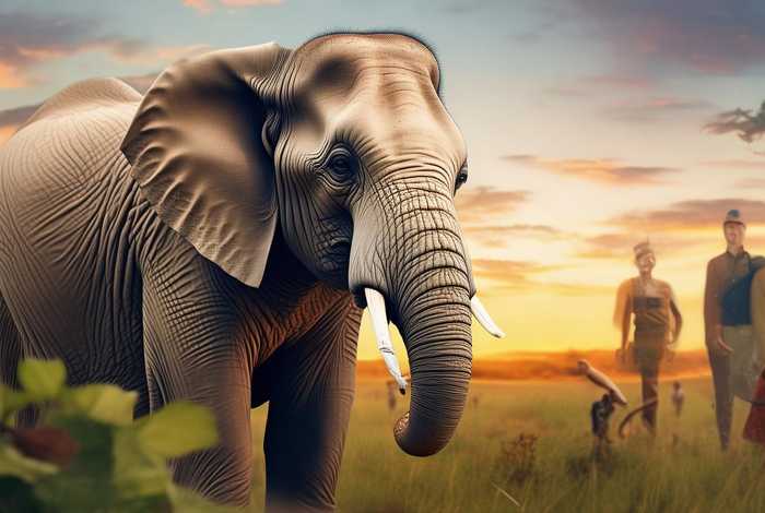 大象断鼻子的故事、大象断鼻子的故事简介