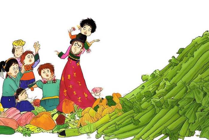 大葱的故事儿童；大葱的故事富翁老太太
