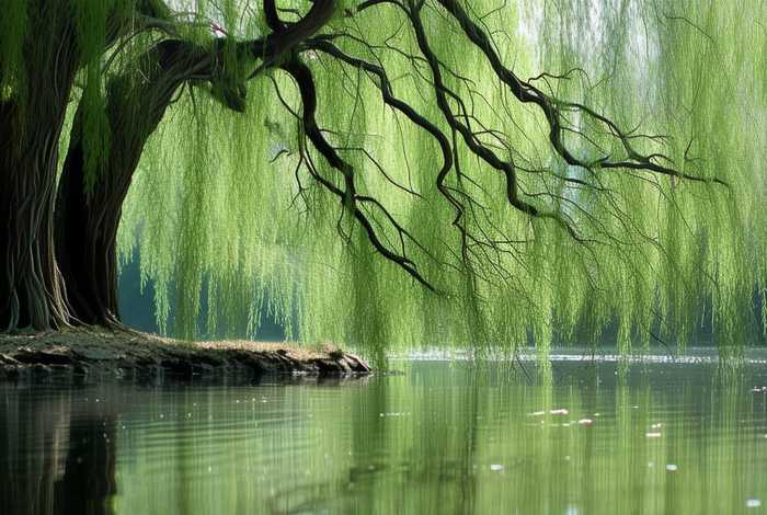 岸边的柳枝,岸边的柳枝像什么仿写 岸边的柳枝,岸边的柳枝像什么仿写