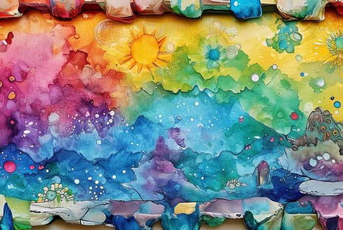 儿童魔法水画布、儿童魔法水画布怎么画