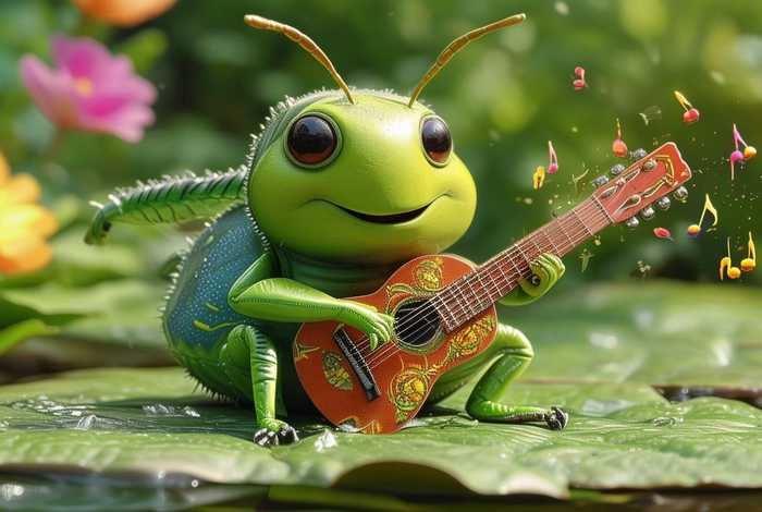 大肚子蝈蝈音乐（大肚子蝈蝈音乐教案）