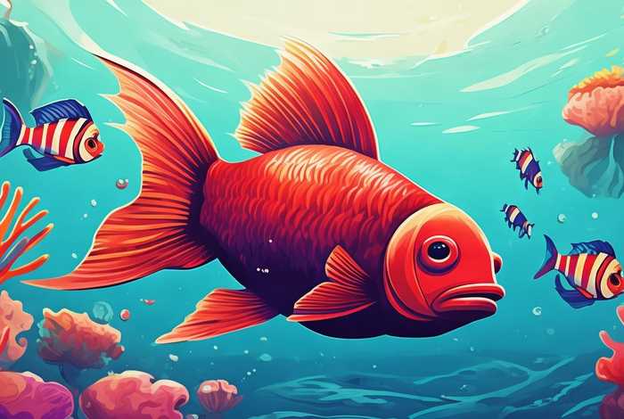 大红鱼绘本故事讲读；大红鱼绘本故事讲读图片