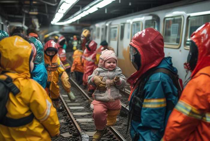 儿童轨道救援故事（地铁轨道救婴儿）
