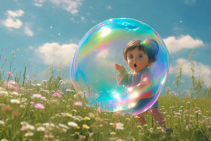 吹泡泡的故事图片 - 吹泡泡的故事图片大全