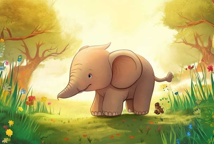 大象幼儿故事文字；大象幼儿故事文字图片