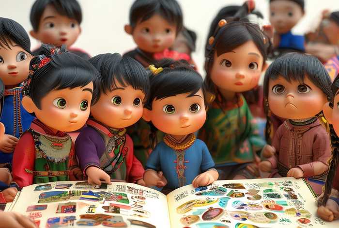 儿童讲民族故事书3-6岁简短，幼儿园小朋友56个民族故事