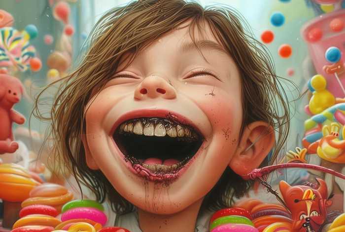 吃糖牙齿坏掉的故事；吃糖牙齿坏掉的故事视频