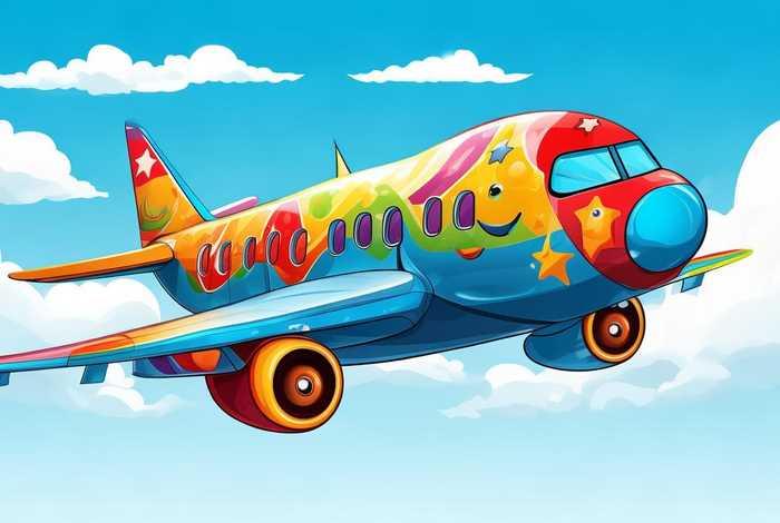 儿童飞机卡通图片 - 儿童卡通飞机图片大全大图