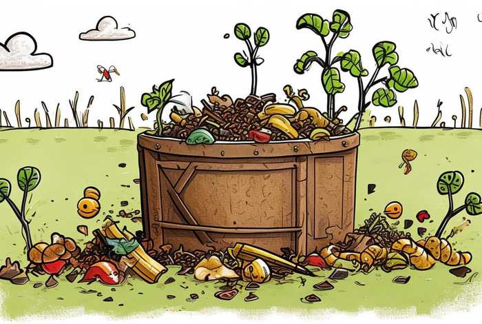 堆肥 简笔画 - 堆肥简笔画