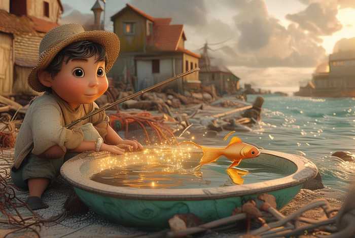 儿童讲故事渔夫和金鱼的故事、少儿故事渔夫和金鱼的故事 儿童讲故事渔夫和金鱼的故事、少儿故事渔夫和金鱼的故事