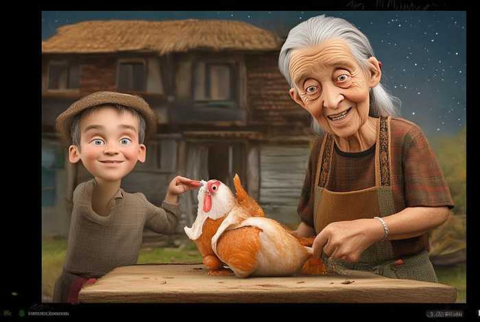 半只鸡民间故事；半只鸡的民间故事